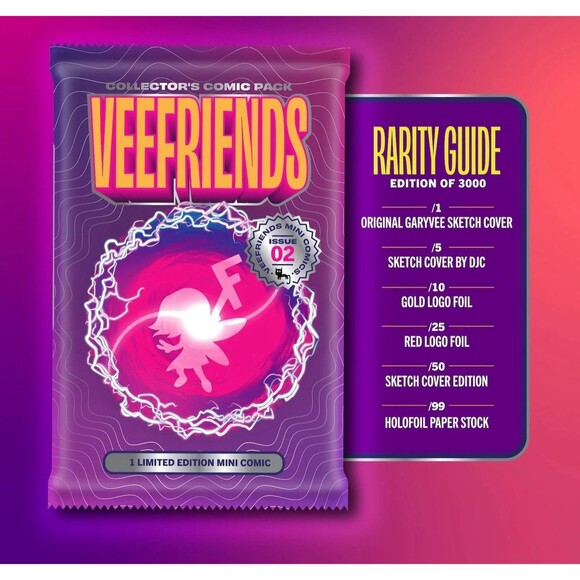 *Limited* VeeFriends #2 Comic Pack: The Origin Story of Fearless Fairy (Sealed) - Picture 1 of 5